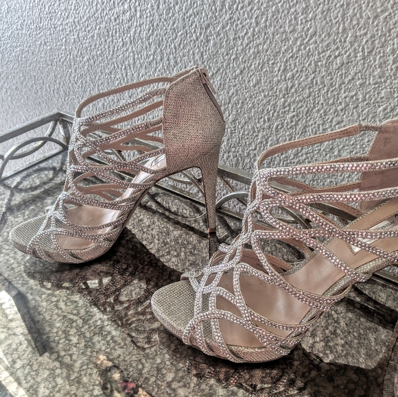 I.N.C Rhinestone evening high heels size 10 - Picture 4 of 6